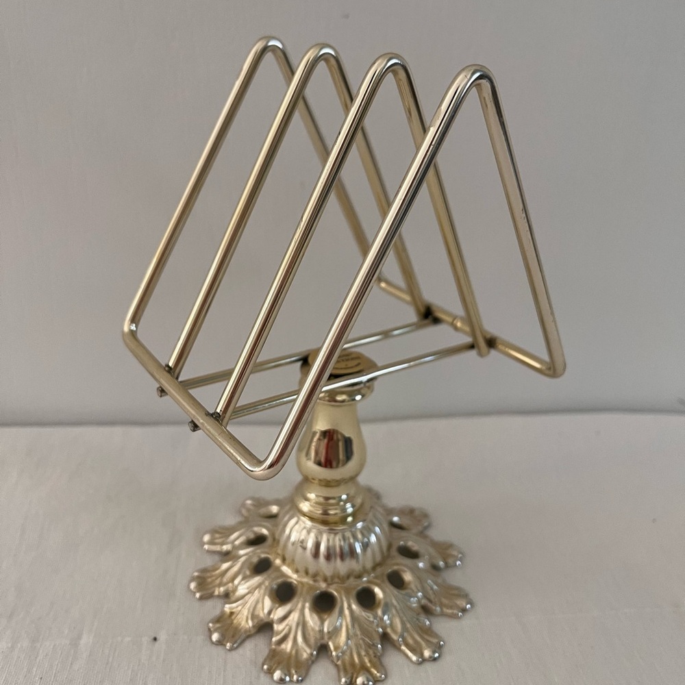 Elegant brass  Napkin Holder Toast Holder